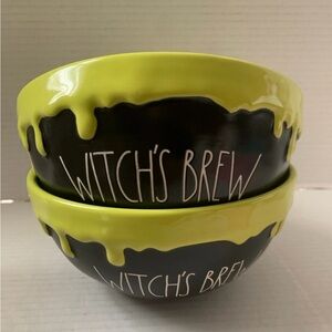 Rae Dunn Witches Brew Bowl 2 SET NEW